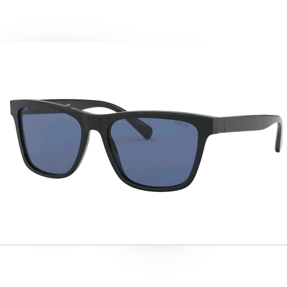 Ralph Lauren Other - Polo Ralph Lauren Man Sunglasses PH4167 500180 56mm Black - Blue Lens (NIB)